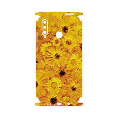 برچسب پوششی ماهوت مدل Yellow-Flower-FullSkin مناسب برای گوشی موبایل هوآوی P30 Lite (48 MP Camera)