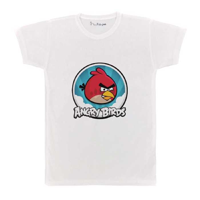 تی شرت بچگانه پرمانه طرح پرندگان خشمگین کد pmt.4439