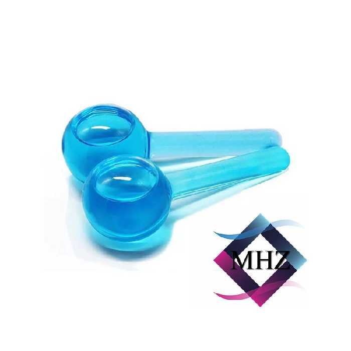 ماساژور گوی یخی آبی اکلیل دار (آیس گلوپ) بسته دو عددی