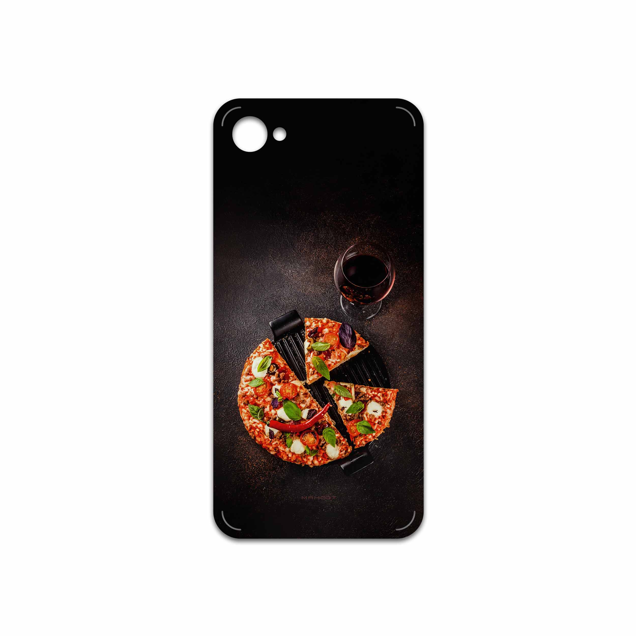 برچسب پوششی ماهوت مدل Pizza مناسب برای گوشی موبایل اچ تی سی Desire 12