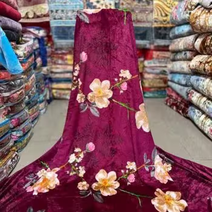 پتو یک نفره گلدار