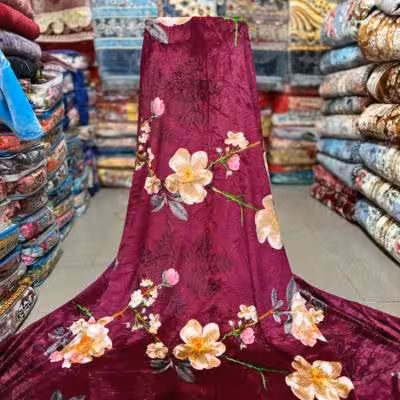 پتو یک نفره گلدار