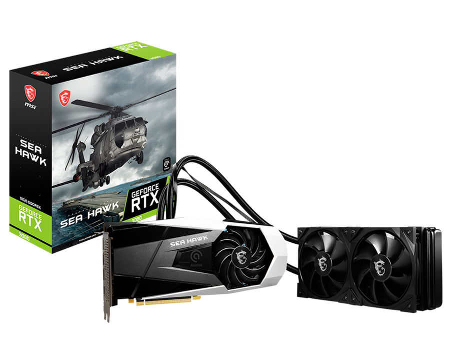 کارت گرافیک  ام اس آی مدل GeForce RTX™ 3080 SEA HAWK X 10G LHR حافظه 10 گیگابایت