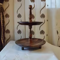 شیرینی خوری دو طبقه چوبی هایلین  