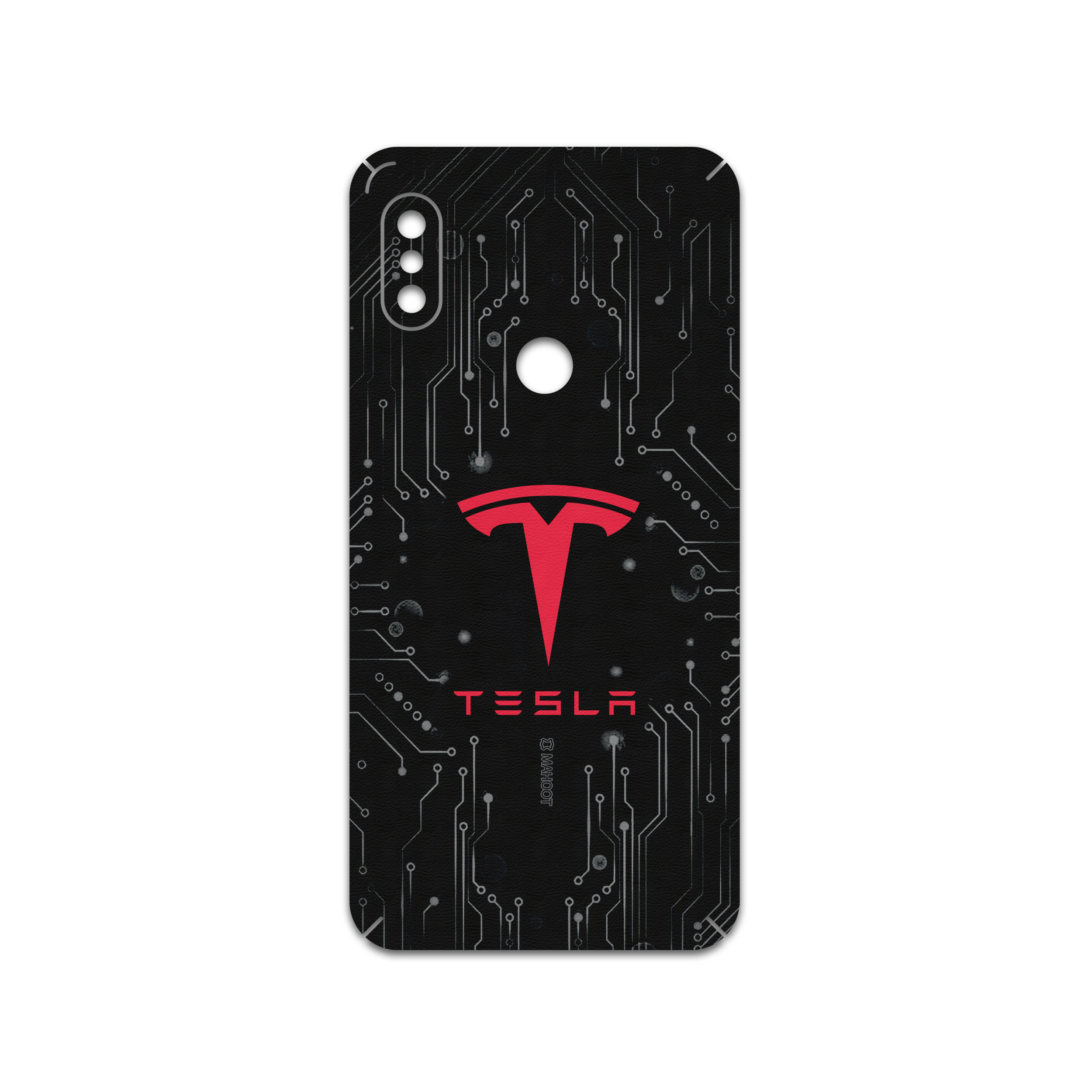 برچسب پوششی ماهوت مدل TESLA-Motors مناسب برای گوشی موبایل شیائومی Redmi Note 6 Pro