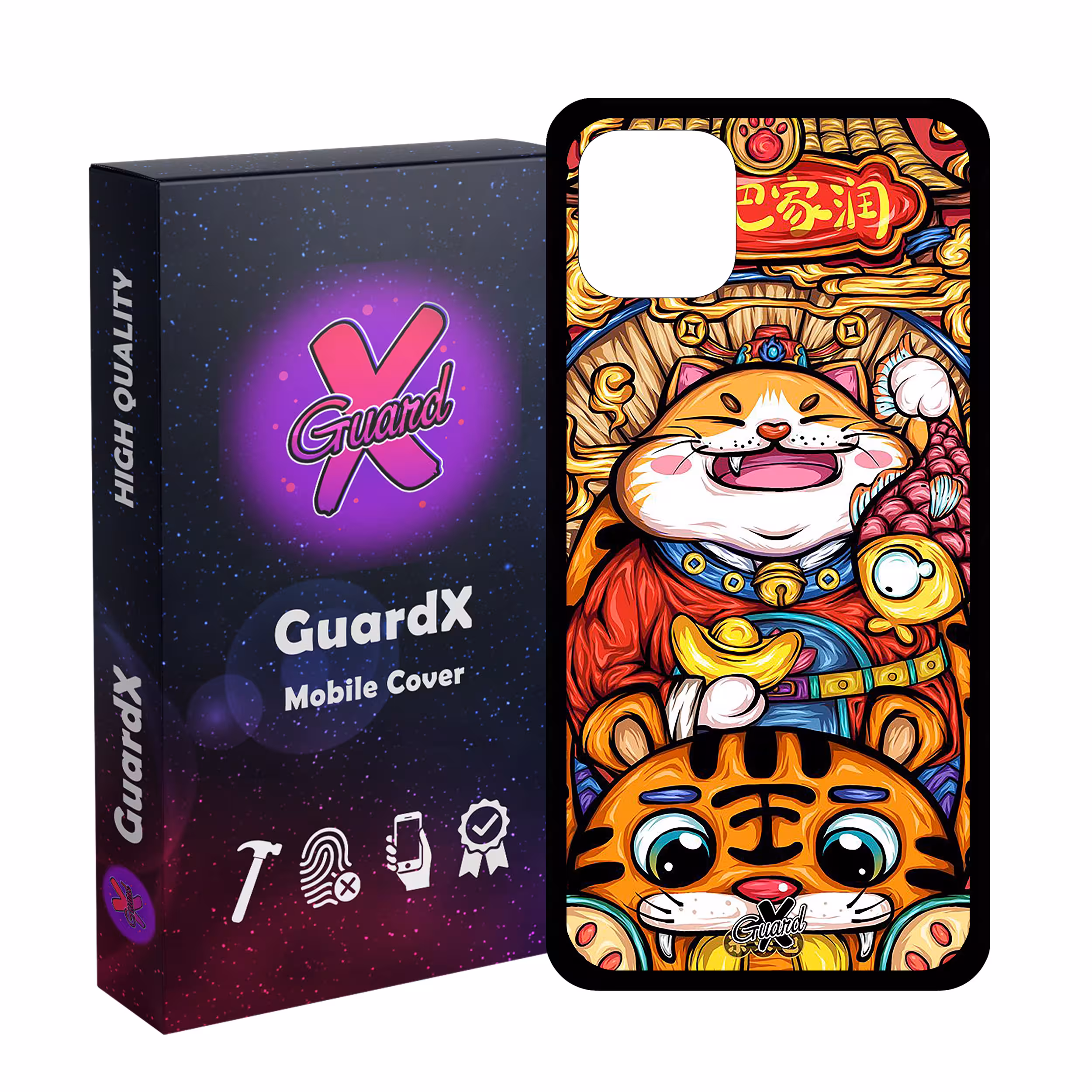 کاور گارد ایکس طرح گربه مدل Glass10440 مناسب برای گوشی موبایل اپل iPhone 11 Pro Max