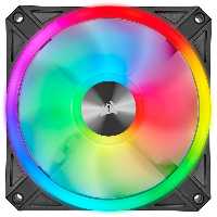 خرید فن خنک کننده Corsair iCUE QL120 RGB PWM Single Fan Zwart با بهترین قیمت