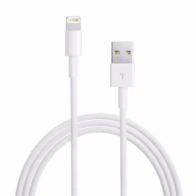کابل تبدیل USB به لایتنینگ مدل FCQ-100 طول 1 متر به همراه 2 عدد محافظ کابل