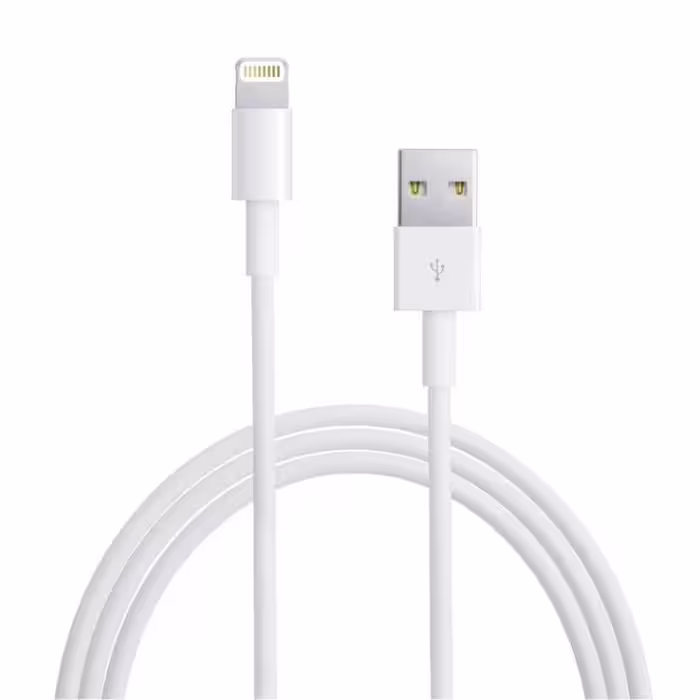 کابل تبدیل USB به لایتنینگ مدل FCQ-100 طول 1 متر به همراه 2 عدد محافظ کابل