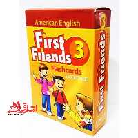 فلش کارت نارنجی رنگ family and friends 3 american english flashcards - فروشگاه کتاب اشراق