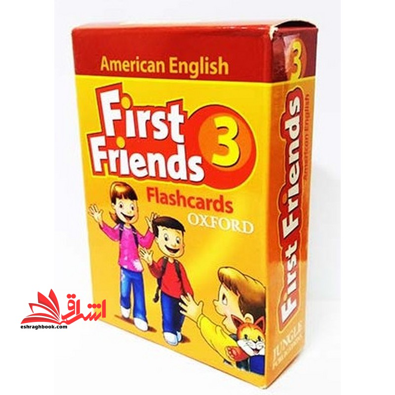 فلش کارت نارنجی رنگ family and friends 3 american english flashcards - فروشگاه کتاب اشراق