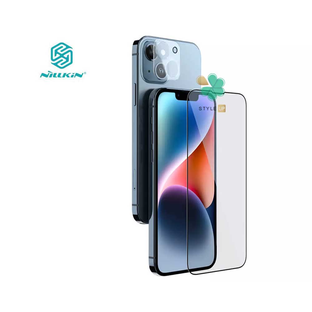 محافظ صفحه و گلس لنز گوشی برند نیلکین مناسب آیفون iPhone 14