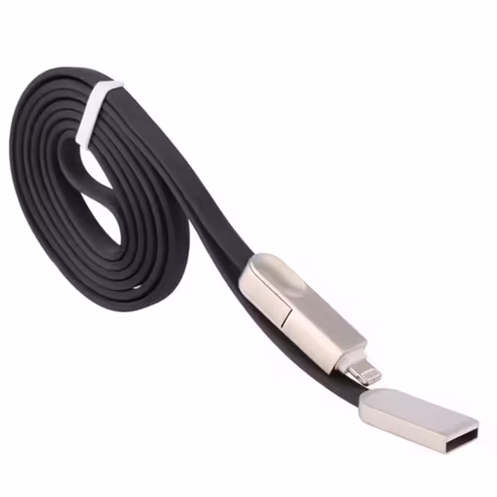 کابل تبدیل USB به microUSB و لایتنینگ میچون مدل mc-c006 طول 1 متر