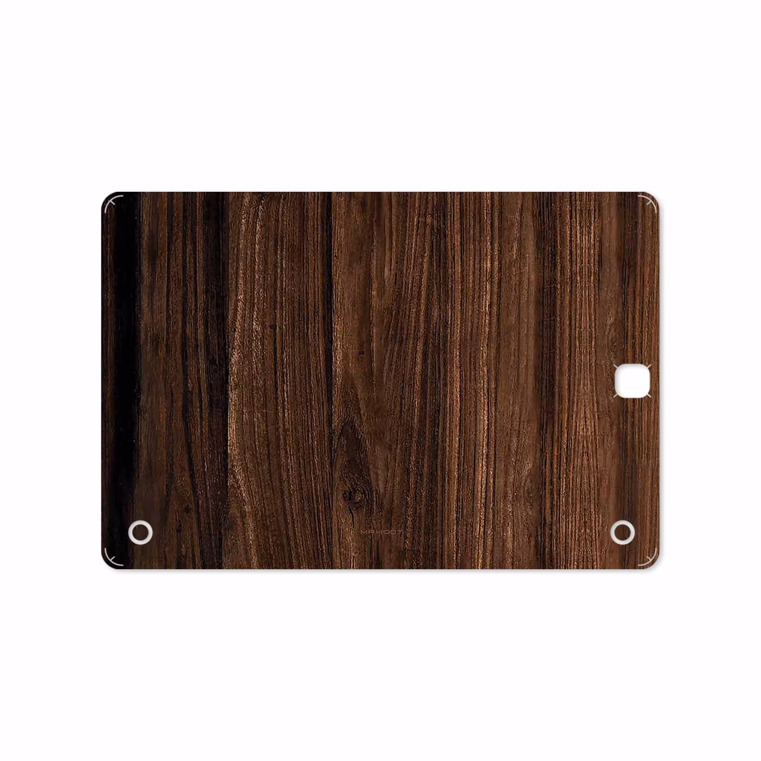 برچسب پوششی ماهوت مدل Dark Walnut Wood مناسب برای تبلت سامسونگ Galaxy Tab A 9.7 2015 T555