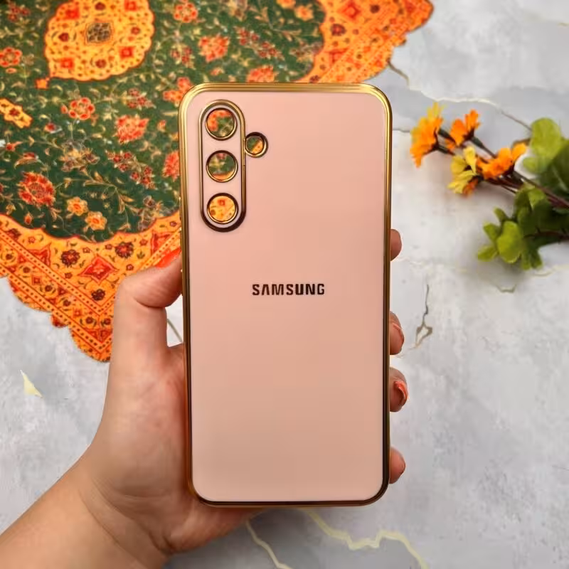 قاب گوشی Galaxy A54 5G سامسونگ  مای کیس دور طلایی محافظ لنز دار کد 98318