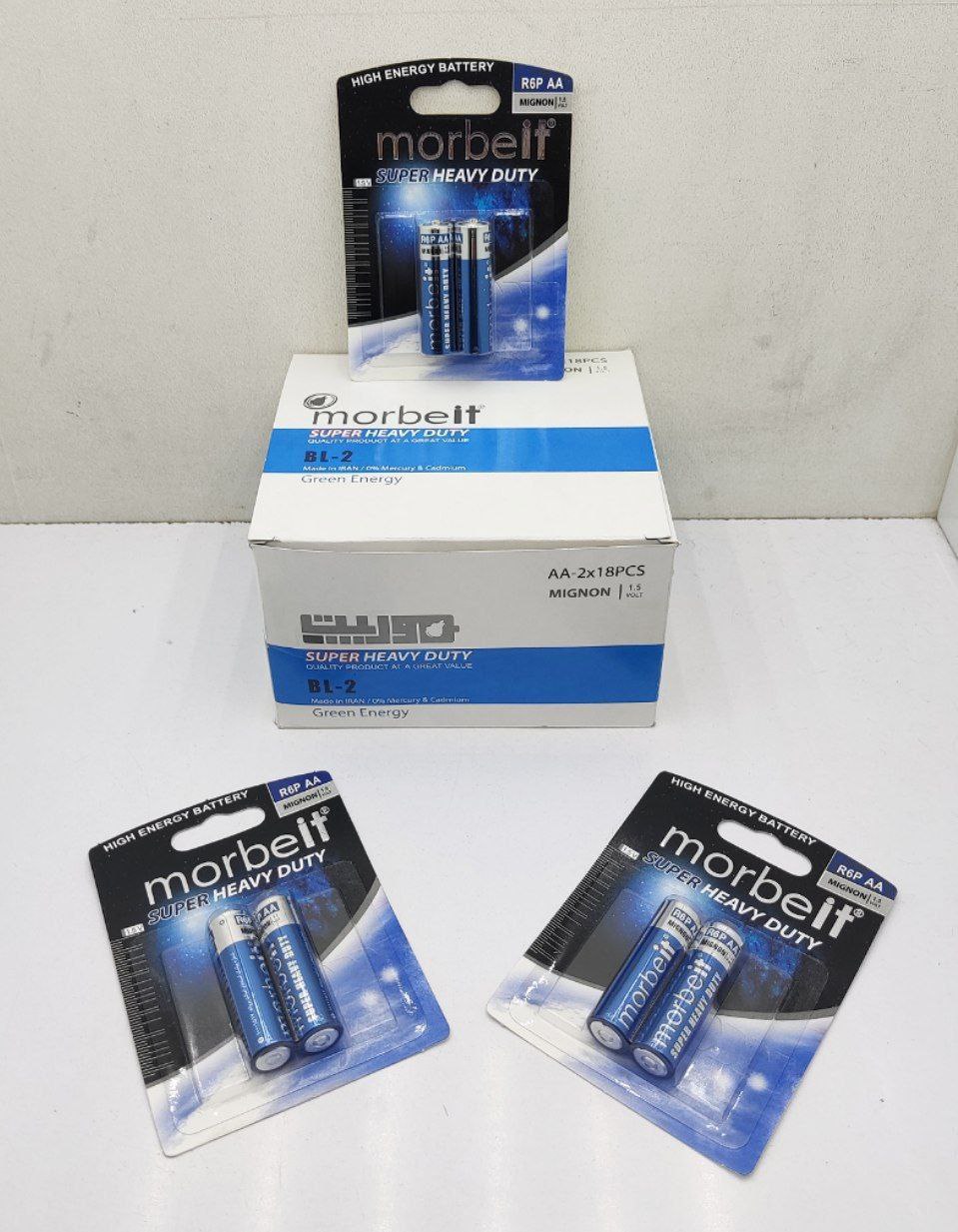 باتری قلمی موربیت کارتی