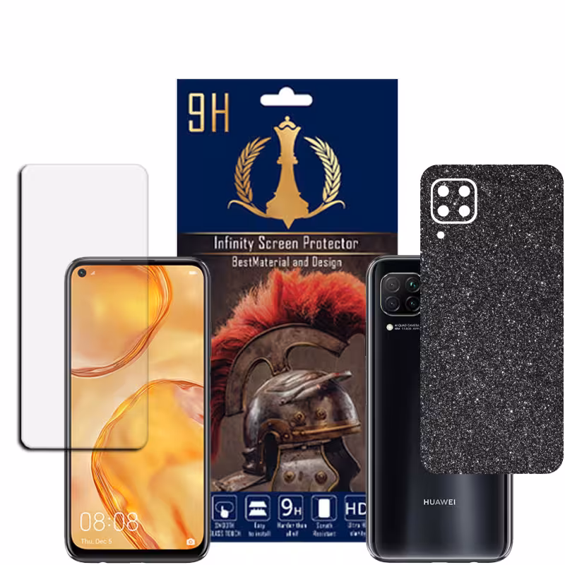 برچسب پوششی اینفینیتی مدل PRO MAX مناسب برای گوشی موبایل هوآوی P40 LITE به همراه محافظ صفحه نمایش
