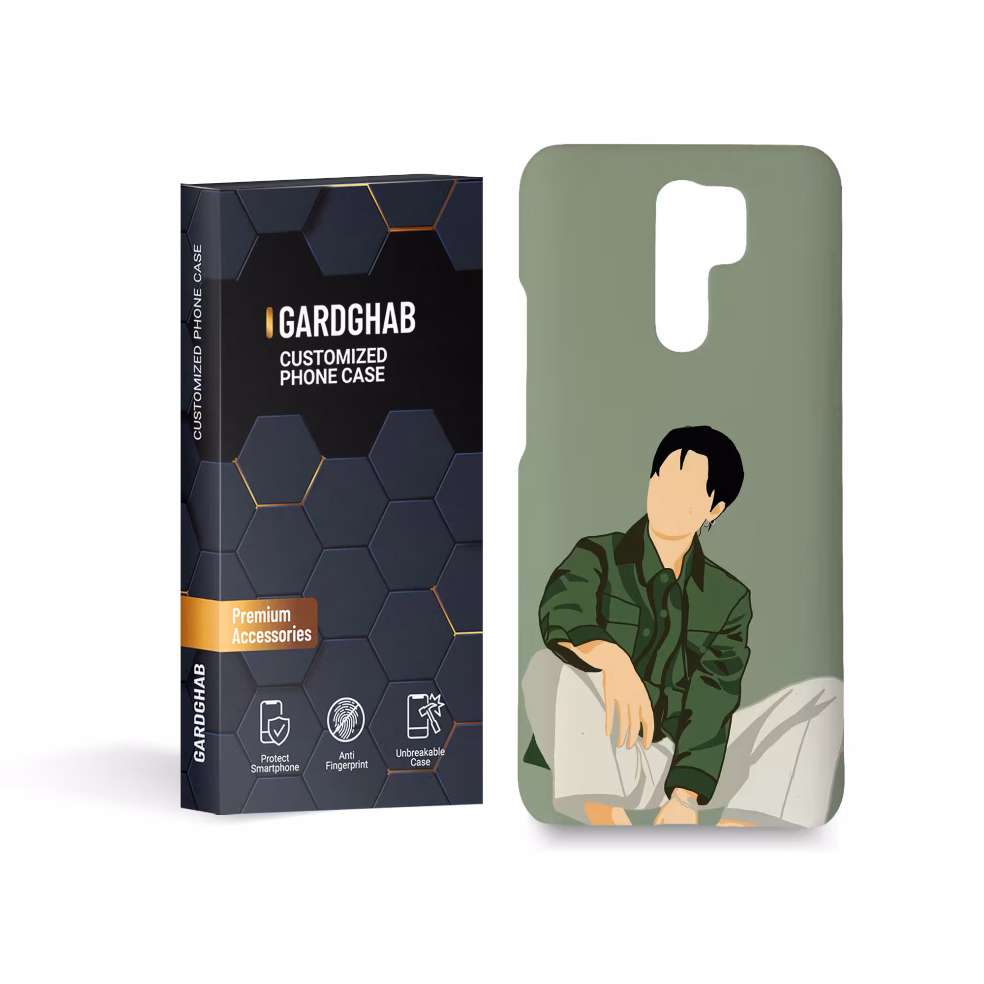 کاور گارد قاب مدل پسرانه مناسب برای گوشی موبایل شیائومی  redmi 9 / 9 prime