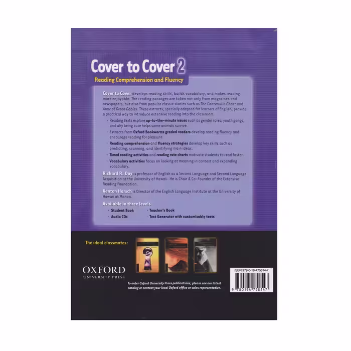 کتاب Cover To Cover 2 Reading Comprehension And Fluency اثر Richard R. Day And Kenton Harsch انتشارات اشتیاق نور
