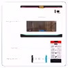 برچسب پوششی ماهوت مدل Dark Walnut Wood مناسب برای تبلت سامسونگ Galaxy Tab S2 9.7 2016 T819N
