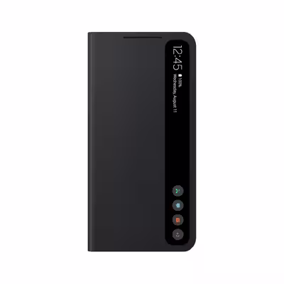کیف کلاسوری سامسونگ مدل Clear View Cover EF-ZG990 مناسب برای گوشی موبایل سامسونگ Galaxy S21 Fe