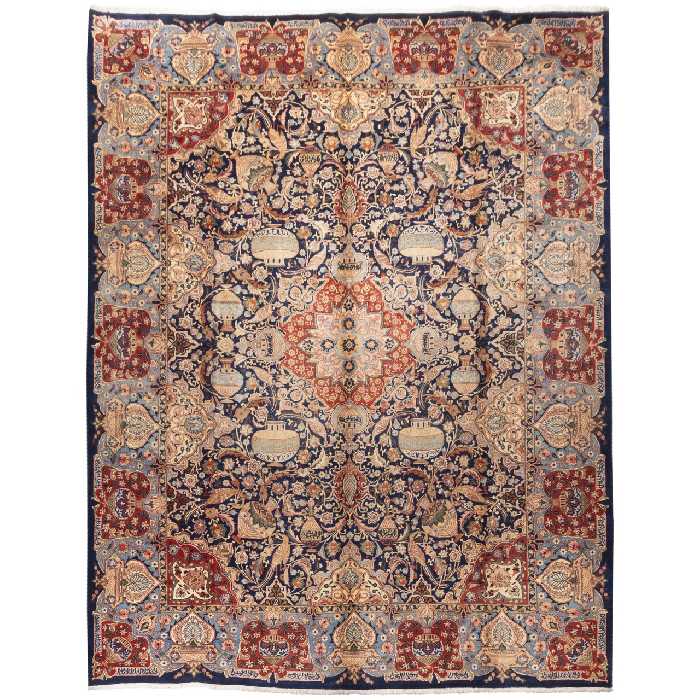 فرش قدیمی دستباف یازده و نیم متری سی پرشیا کد 187292