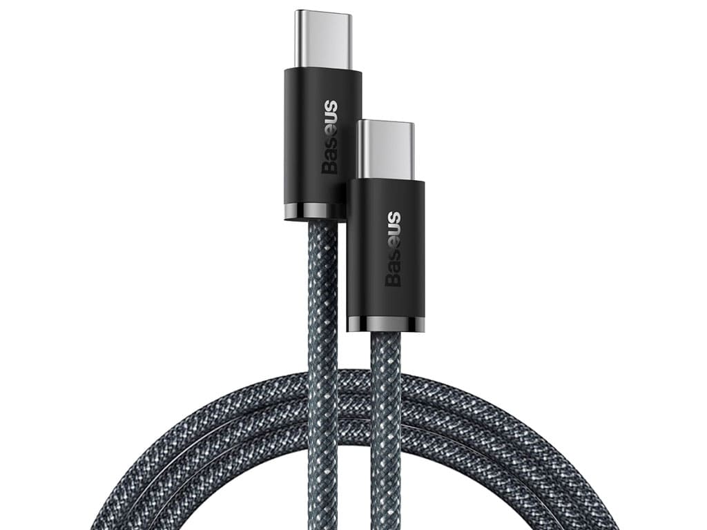 کابل تایپ‌سی به تایپ‌سی شارژ سریع و انتقال دیتا بیسوس Baseus CALD000316 Dynamic Series Type-C to Type-C 100W Fast Charging Data Cable 2M
