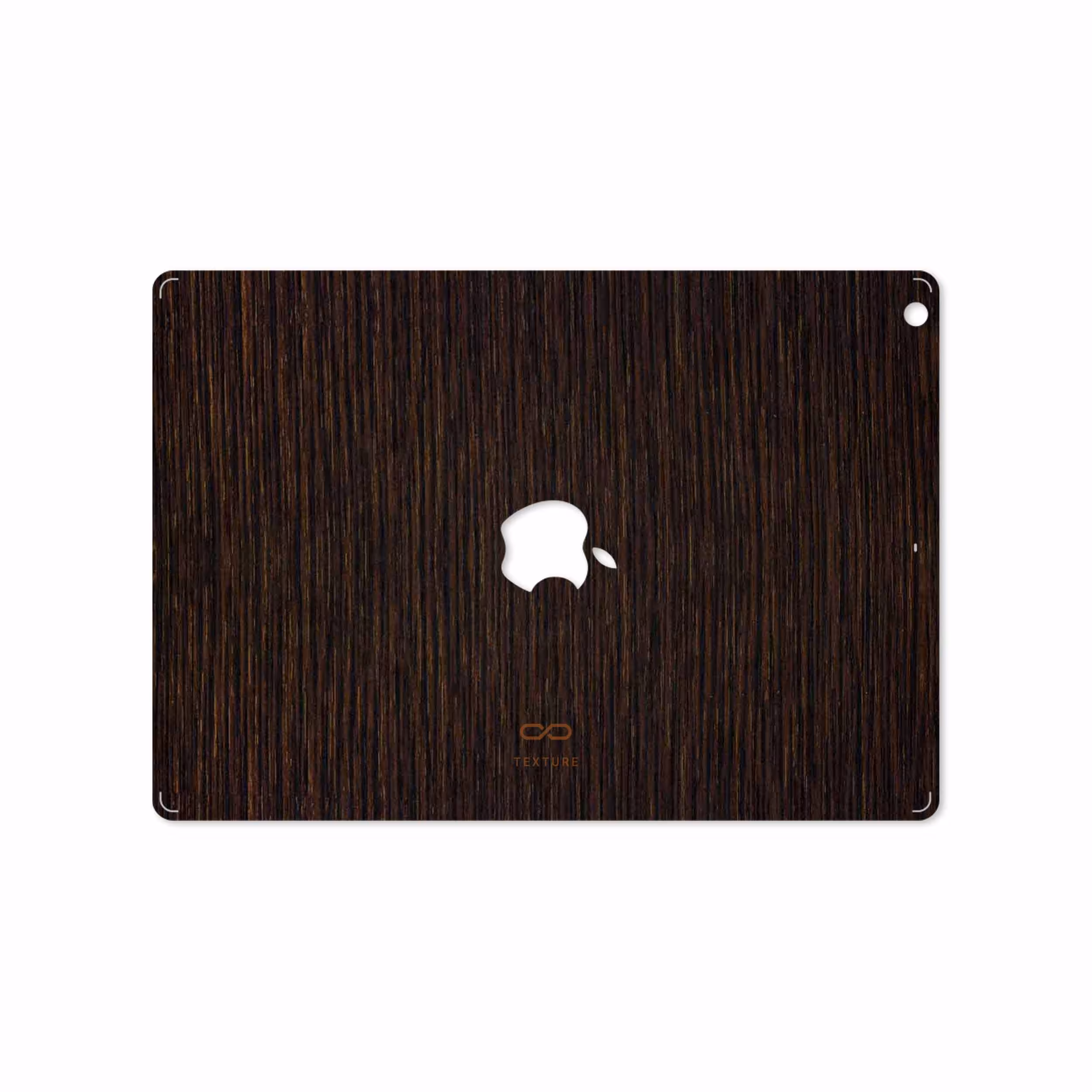 برچسب پوششی ماهوت مدل Dark-Gold-Stripes-Wood مناسب برای تبلت اپل iPad Air 2013 A1474