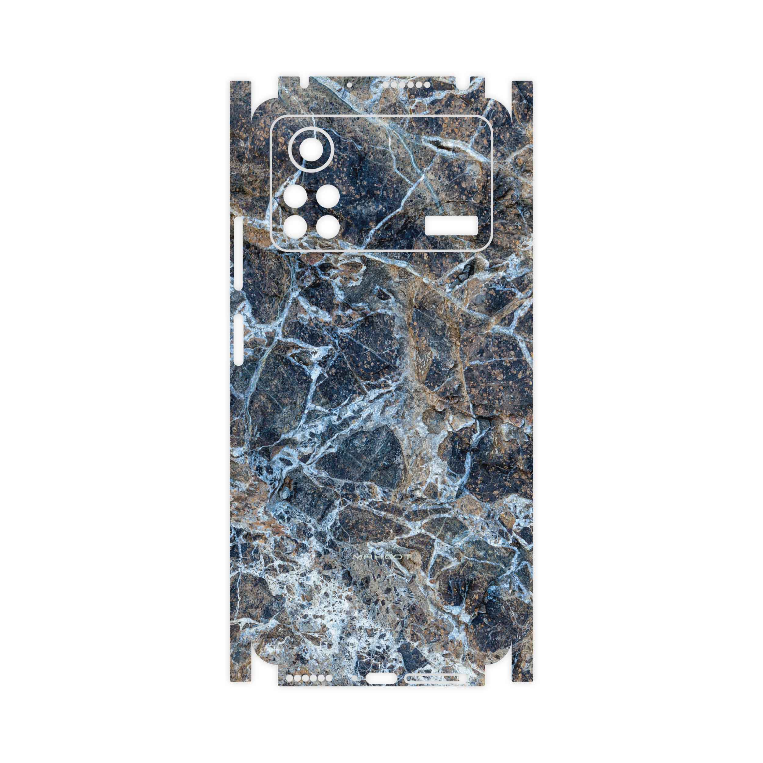 برچسب پوششی ماهوت مدل Earth-White-Marble-FullSkin مناسب برای گوشی موبایل شیائومی Poco X4 Pro 5G