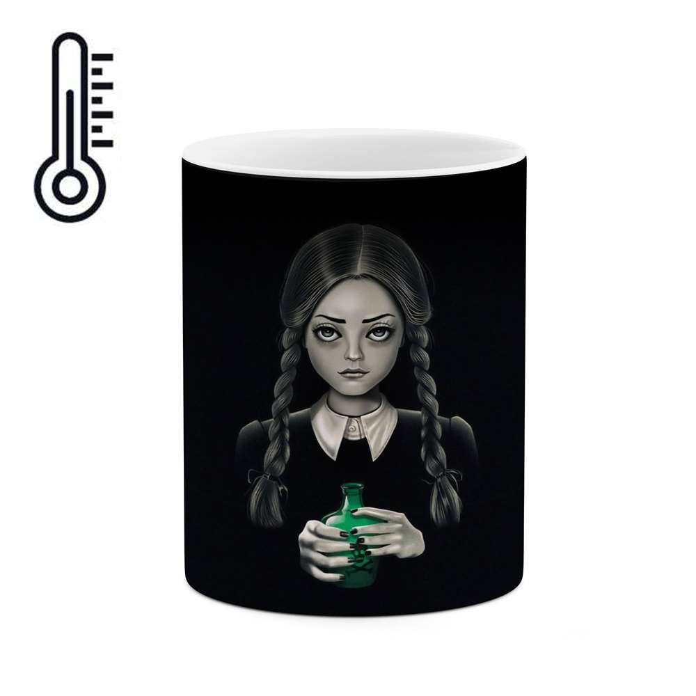 ماگ حرارتی طرح سریال Wednesday مدل mgph15919