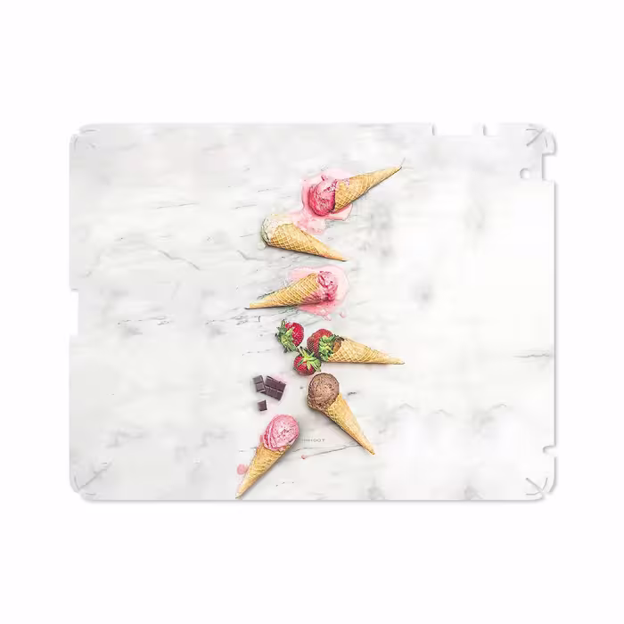 برچسب پوششی ماهوت مدل Funnel ice cream مناسب برای تبلت اپل iPad 2 2011 A1396
