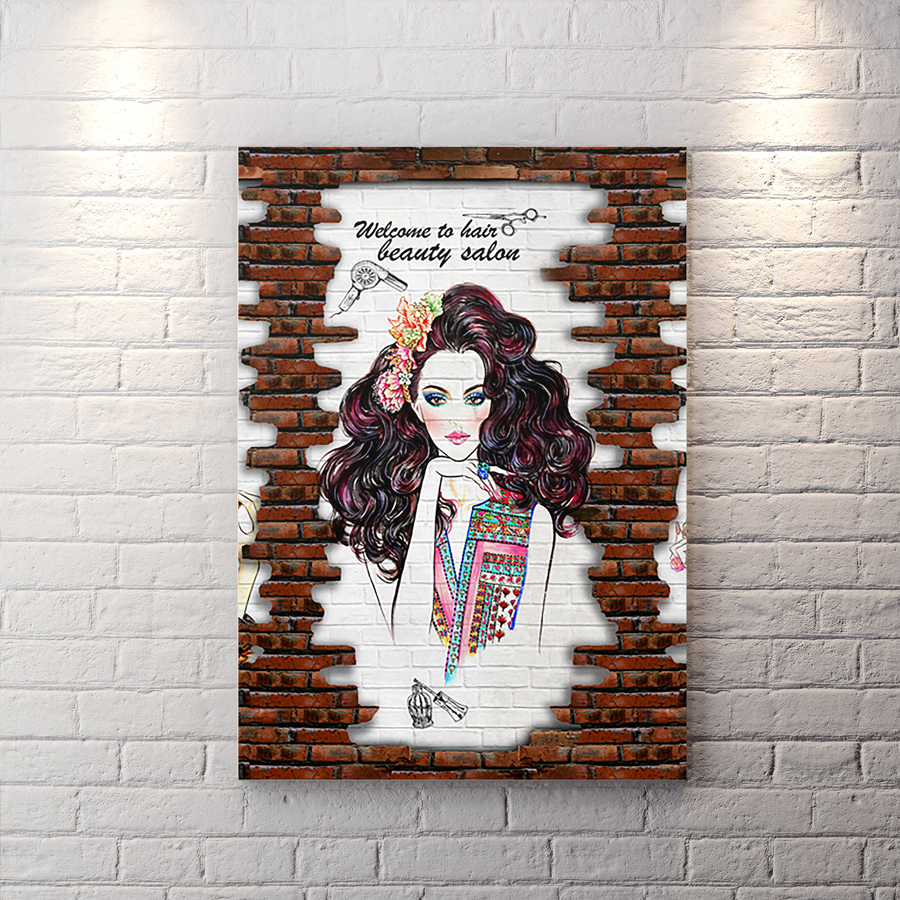 تابلو  شاسی آرایشگاه زنانه BAs-6835