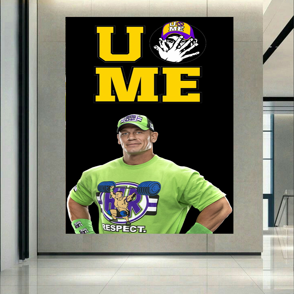 تابلو بوم طرح جان سینا مدل You Cant See Me کد AR2516