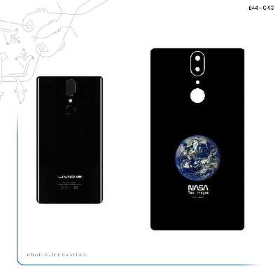 برچسب پوششی ماهوت مدل NASA Home Earth مناسب برای گوشی موبایل یومی Crystal