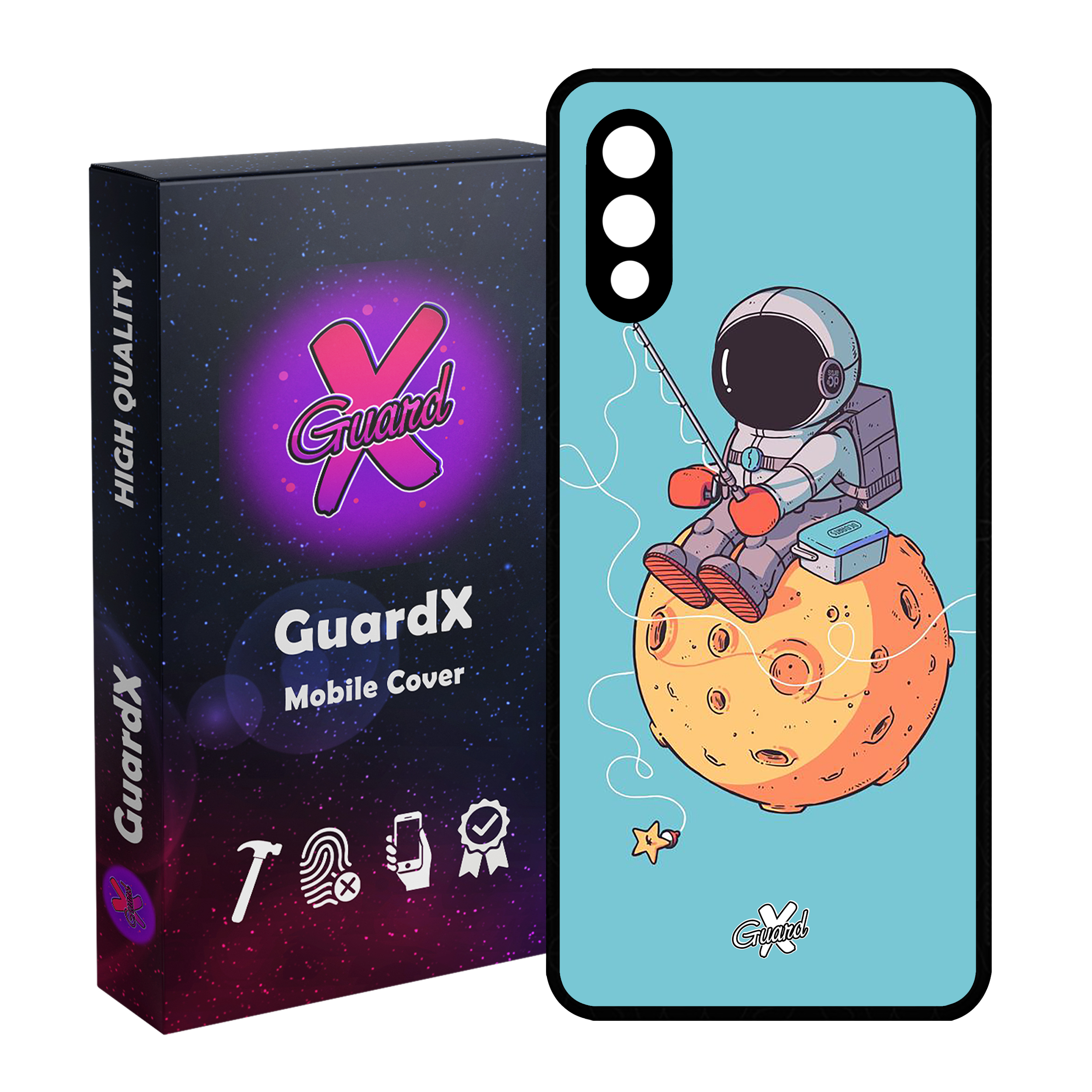 کاور گارد ایکس طرح Galaxy مدل Glass10042 مناسب برای گوشی موبایل سامسونگ Galaxy A02 / M02