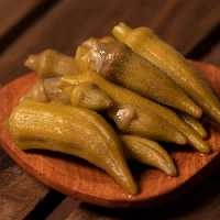 ترشی بامیه ریز