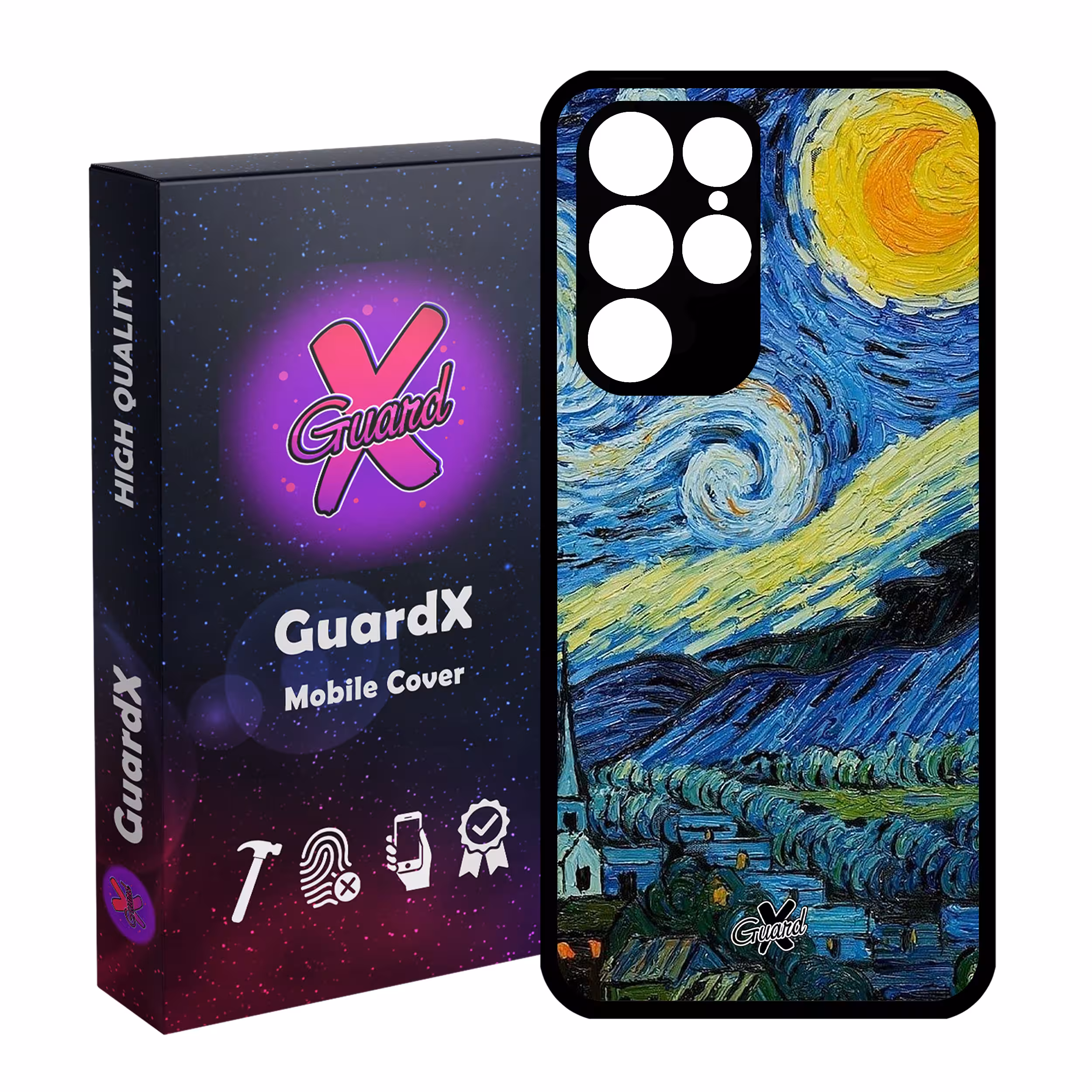 کاور گارد ایکس طرح Art مدل Glass10266 مناسب برای گوشی موبایل سامسونگ Galaxy S22 Ultra