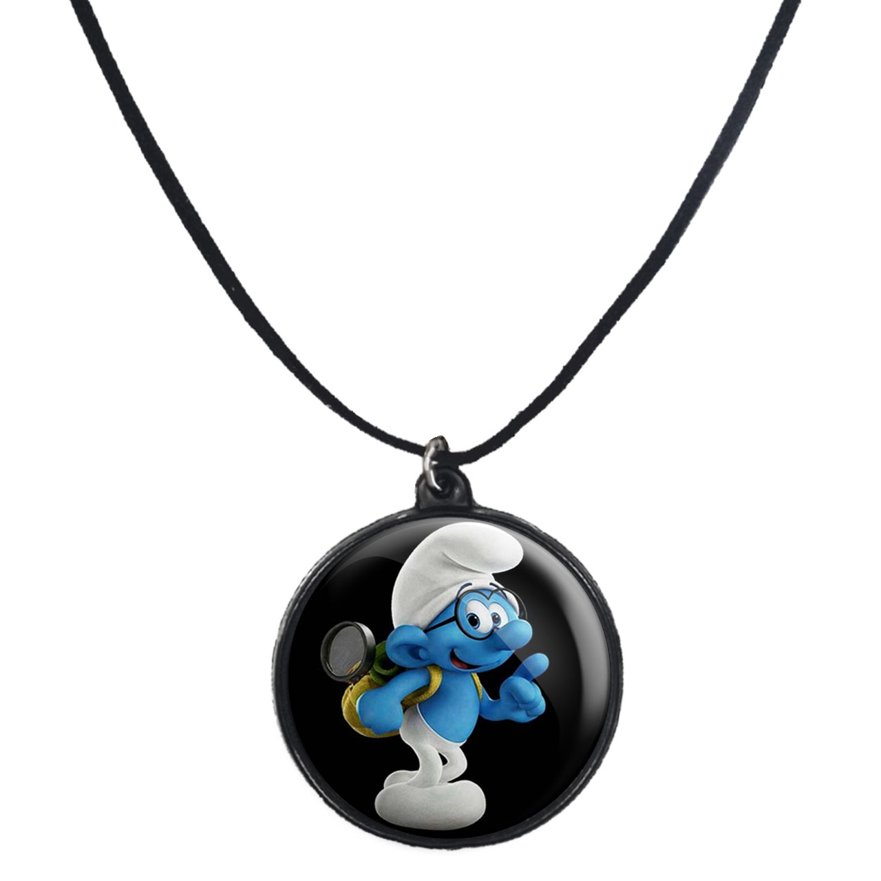 گردنبند پرمانه طرح اسمورف کد pmb.10524