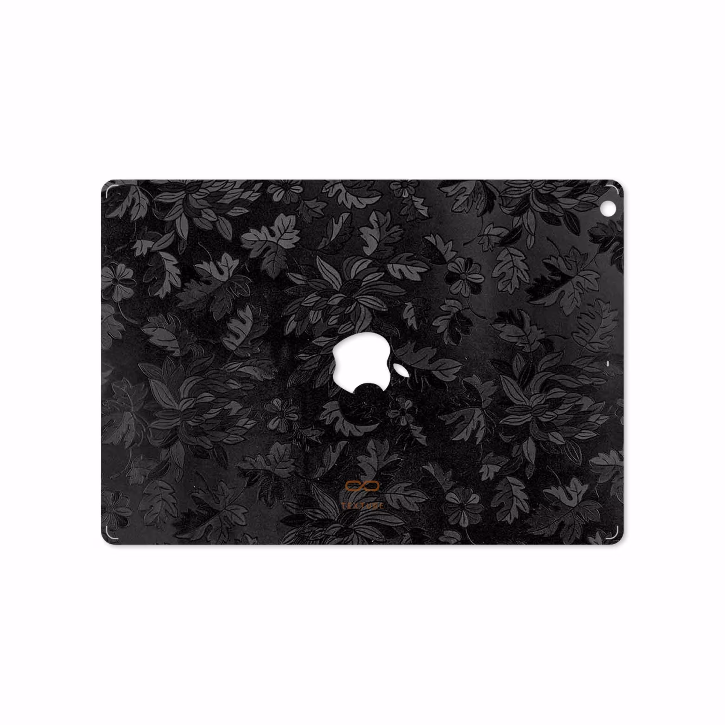 برچسب پوششی ماهوت مدل Black-Wildflower مناسب برای تبلت اپل iPad Air 2013 A1476