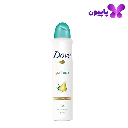 اسپری ضد تعریق 48 ساعته داو مدل go fresh با رایحه گلابی و آلوئه ورا 250 میل