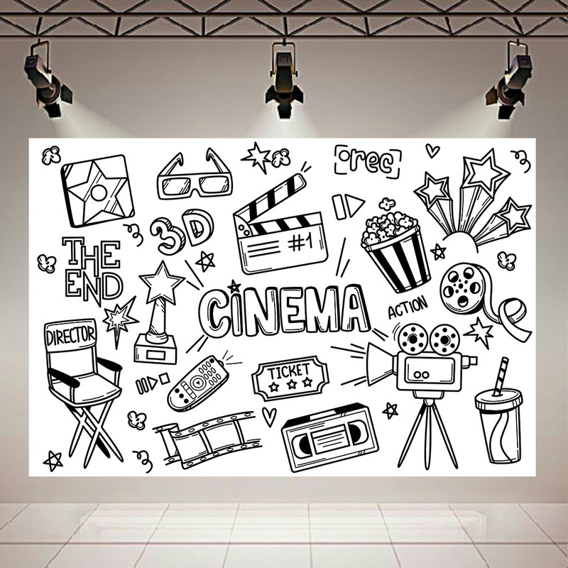 تابلو شاسی طرح مخمل مدل سینما کد AR31777 | دنیای قاب