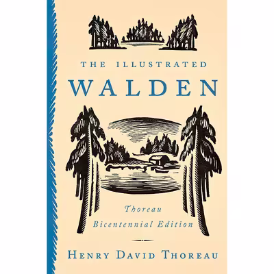 کتاب The Illustrated Walden اثر Henry David Thoreau and American Renaissance Books انتشارات TarcherPerigee