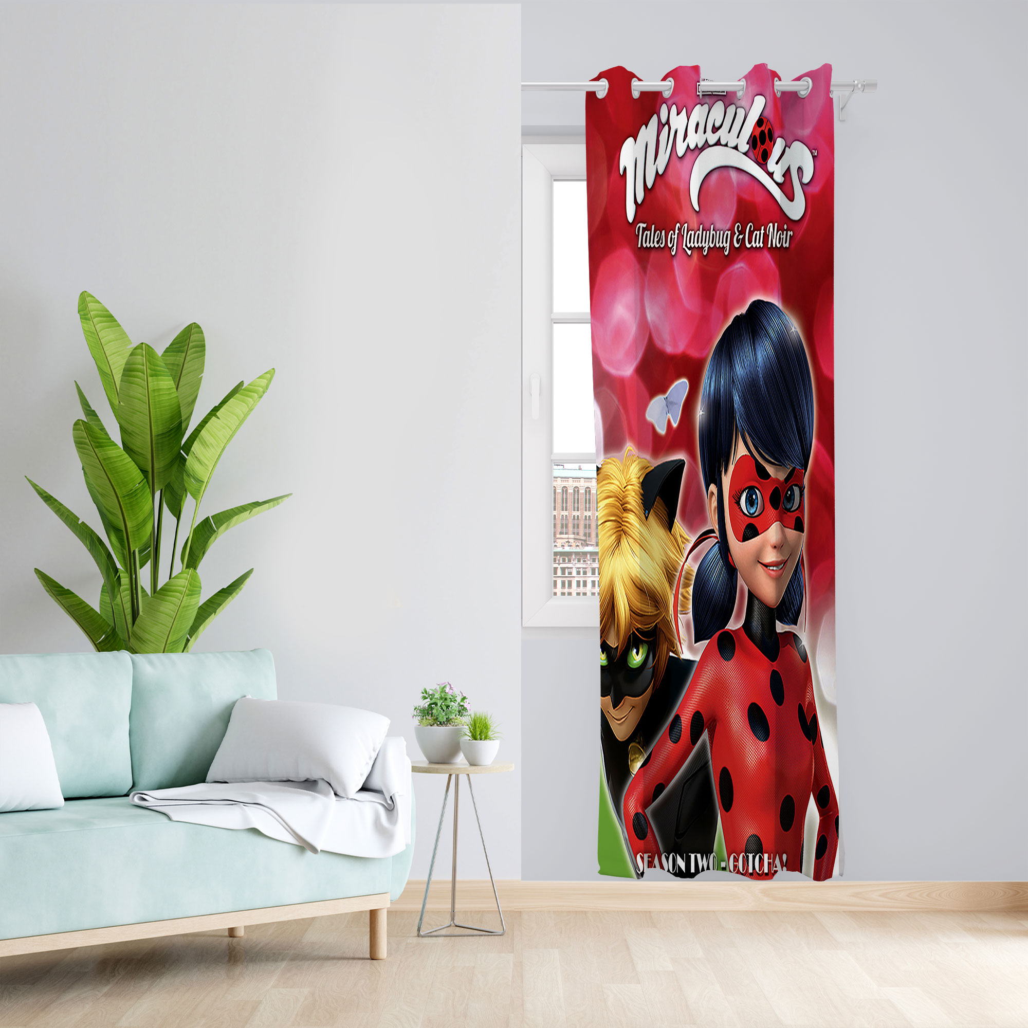 پرده مدل دختر کفش دوزکی مخمل پانچی کد 4120 سایز 140x280 سانتی متر