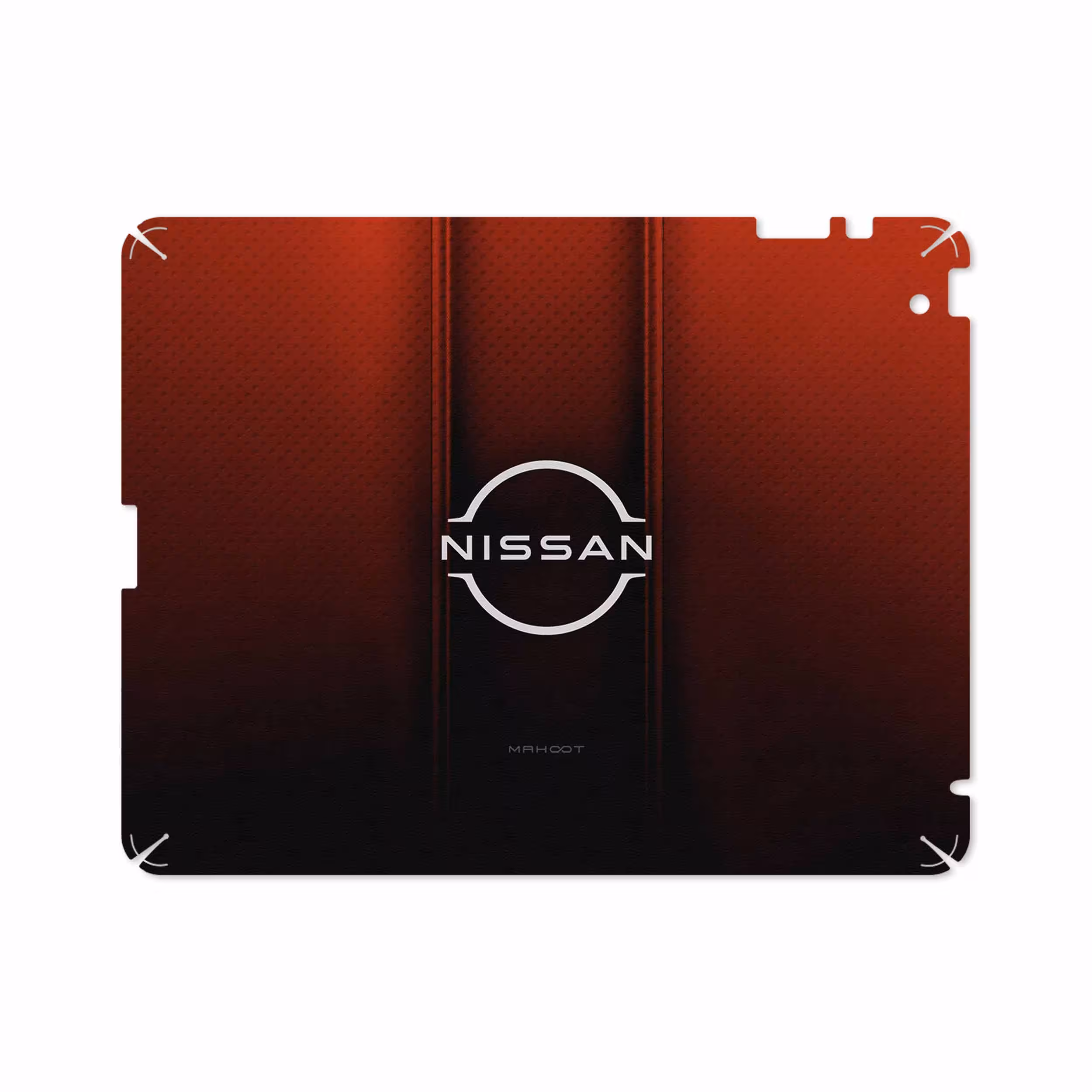برچسب پوششی ماهوت مدل Nissan-Logo مناسب برای تبلت اپل iPad 2 2011 A1396