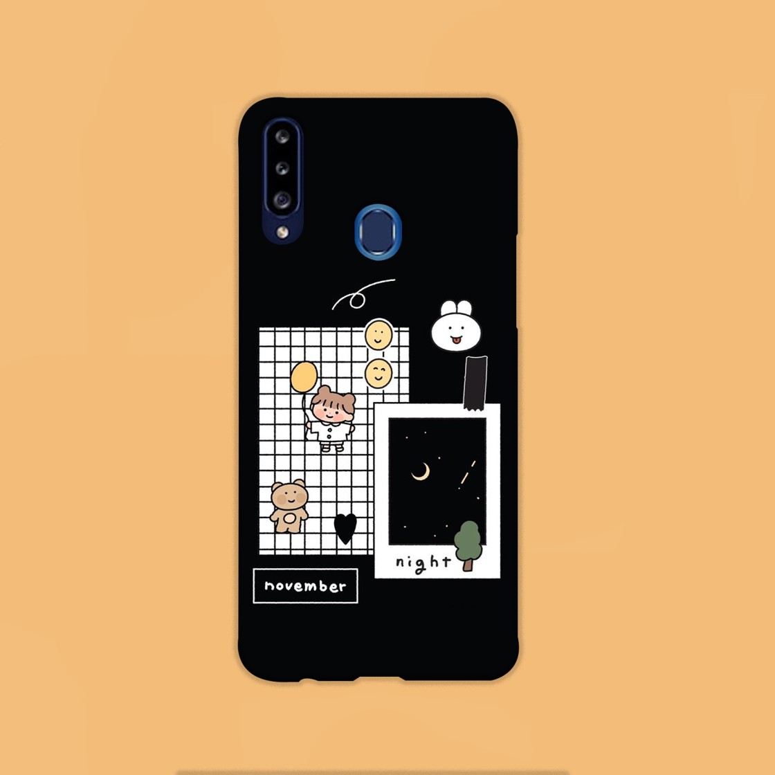 کاور گارد قاب مناسب برای گوشی موبایل سامسونگ A20s – کدطرح 1583