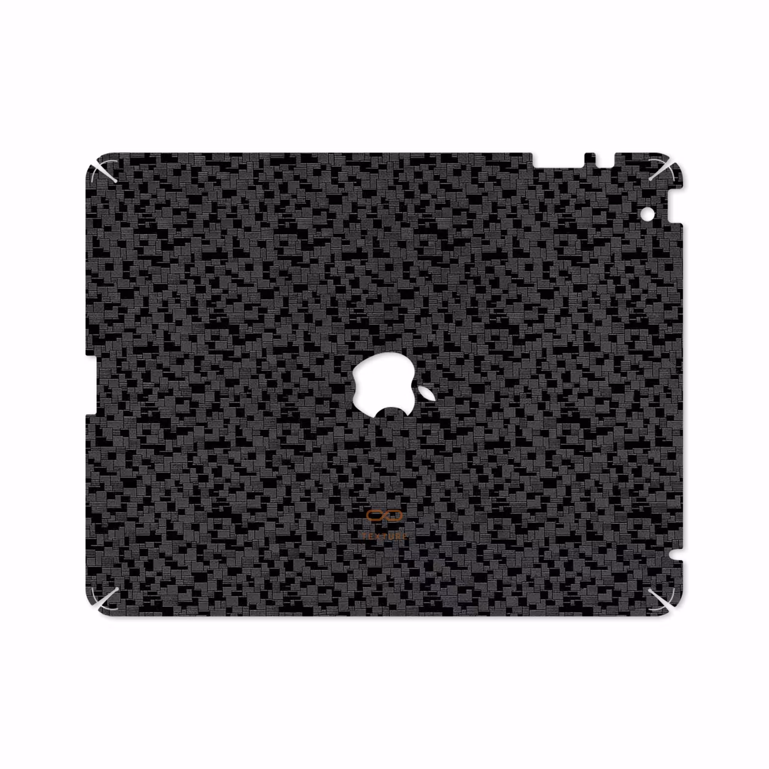 برچسب پوششی ماهوت مدل Black-Silicon مناسب برای تبلت اپل iPad 2 2011 A1395