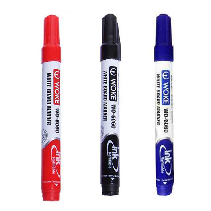 ماژیک وایت برد ووک مدل W0-6060 بسته 3 عددی