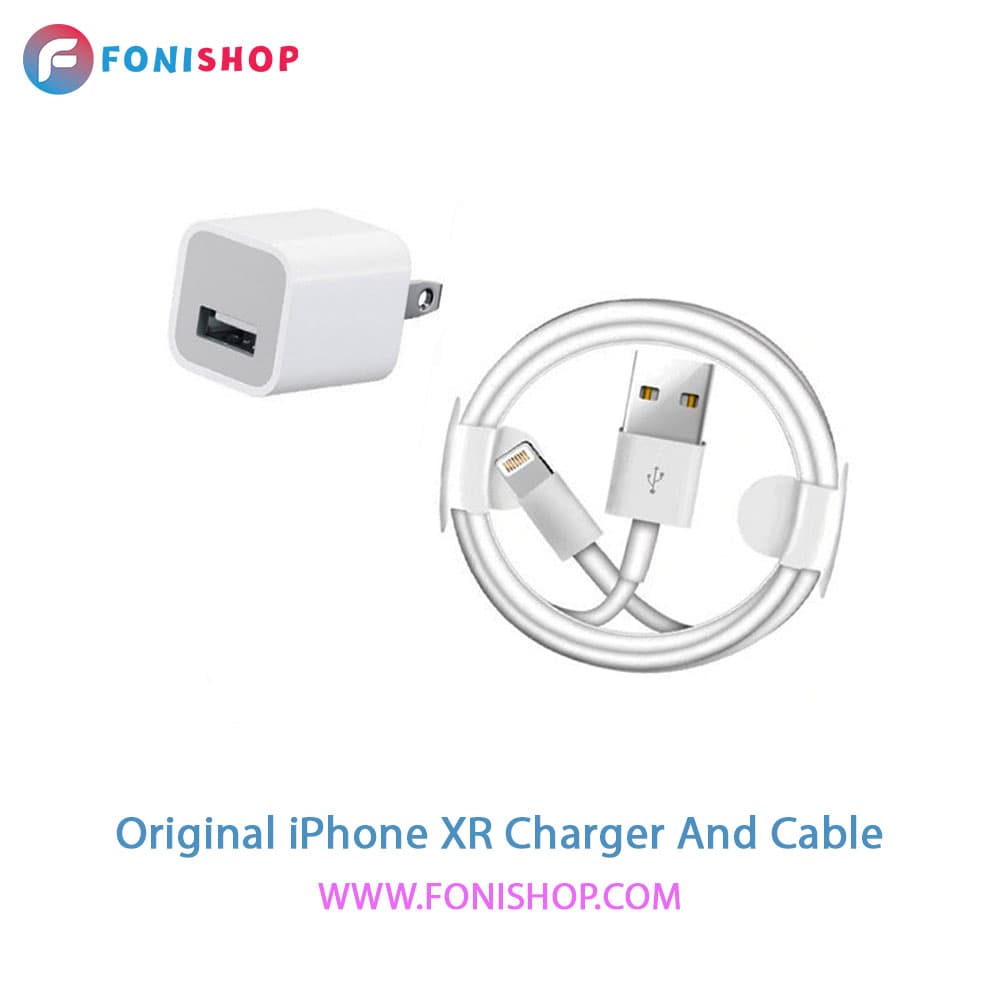 کابل و شارژر اصلی آیفون iPhone XR