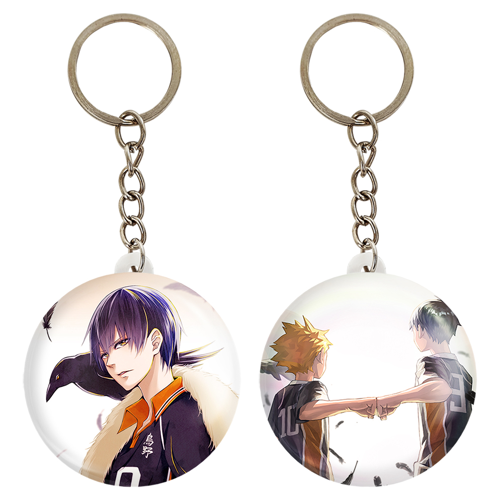 جاکلیدی خندالو مدل هیناتا و کاگیاما توبیو انیمه هایکیو Haikyu کد 1774417741 مجموعه 2 عددی