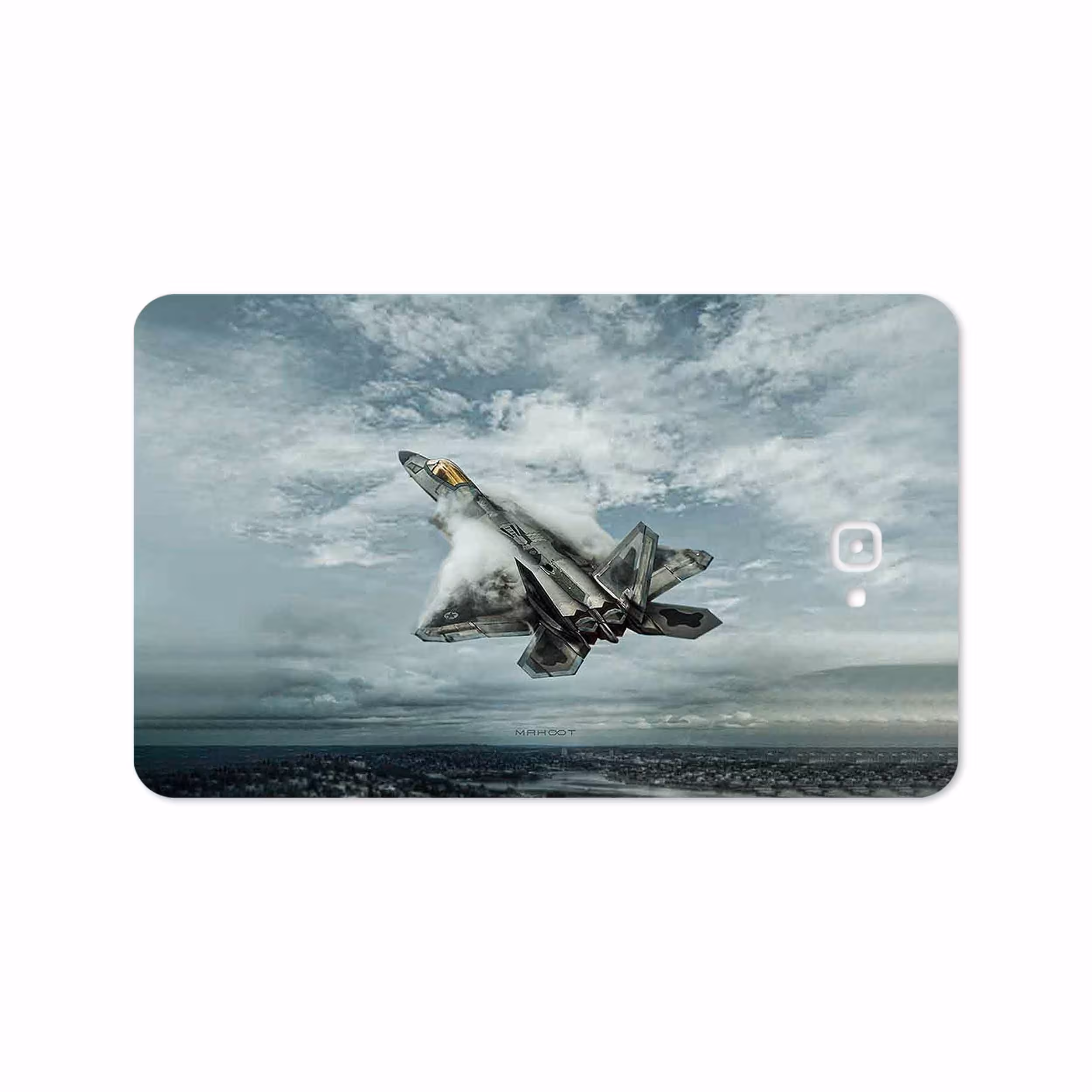 برچسب پوششی ماهوت مدل F-22 Raptor مناسب برای تبلت سامسونگ Galaxy Tab A 10.1 2016 T585